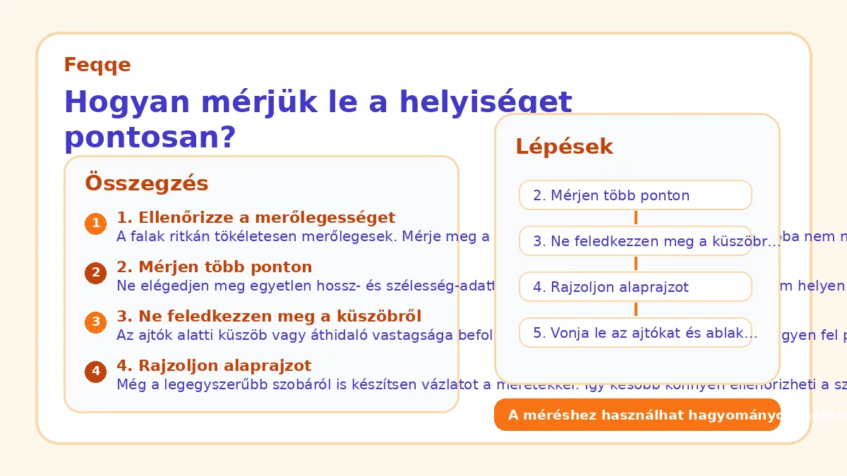 Hogyan mérjük le a helyiséget pontosan?