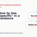 How to Use ‘specific’ in a Sentence