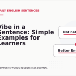Vibe in a Sentence: Simple Examples for Learners