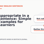Appropriate in a Sentence: Simple Examples for Learners