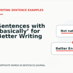 Sentences with ‘basically’ for Better Writing