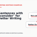 Sentences with ‘consider’ for Better Writing