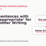 Sentences with ‘appropriate’ for Better Writing