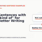 Sentences with ‘kind of’ for Better Writing