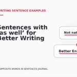Sentences with ‘as well’ for Better Writing