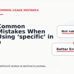 Common Mistakes When Using ‘specific’ in a Sentence