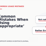 Common Mistakes When Using ‘appropriate’ in a Sentence
