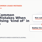 Common Mistakes When Using ‘kind of’ in a Sentence